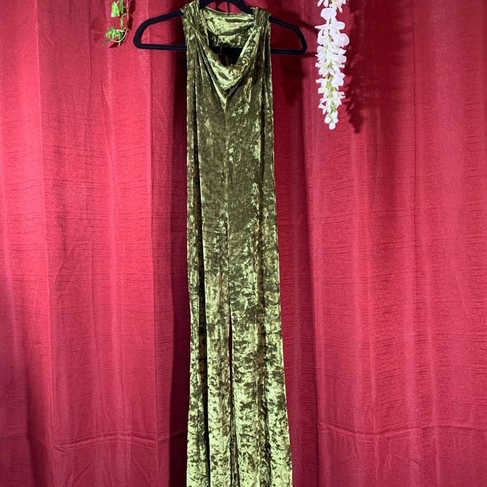 Green velvet Mystique Warrior Within Onesie